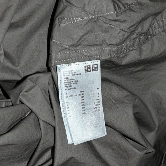 Jun Takahashi Uniqlo x Undercover Lightweight Hooded Jacket grey size Medium - Picture 9 of 9
